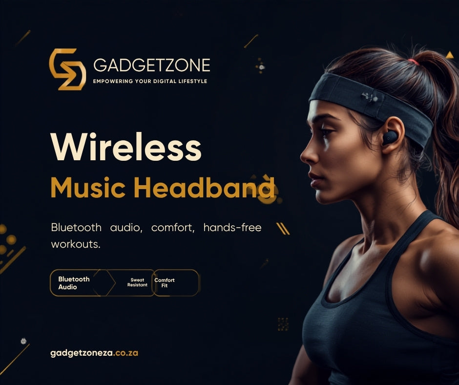 GadgetZone promo banner - Wireless Music Headband