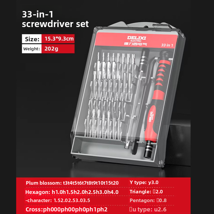 Delixi Magnetic Screwdriver Set