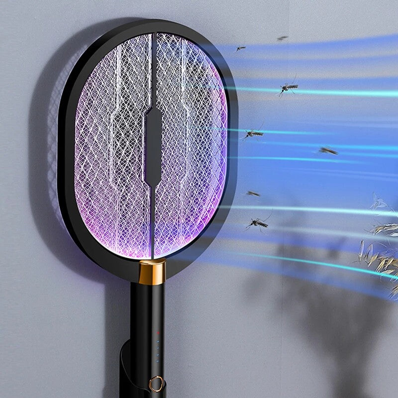 USB Rechargeable Electric Mosquito Killer Lamp with Swatter