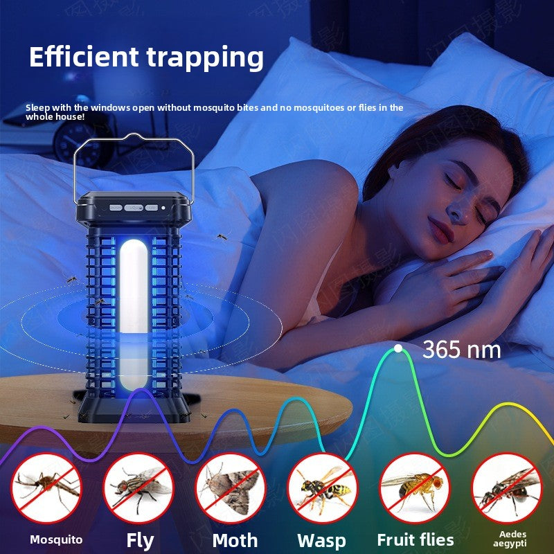 Solar Rechargeable Electric Mosquito Killer Lamp
