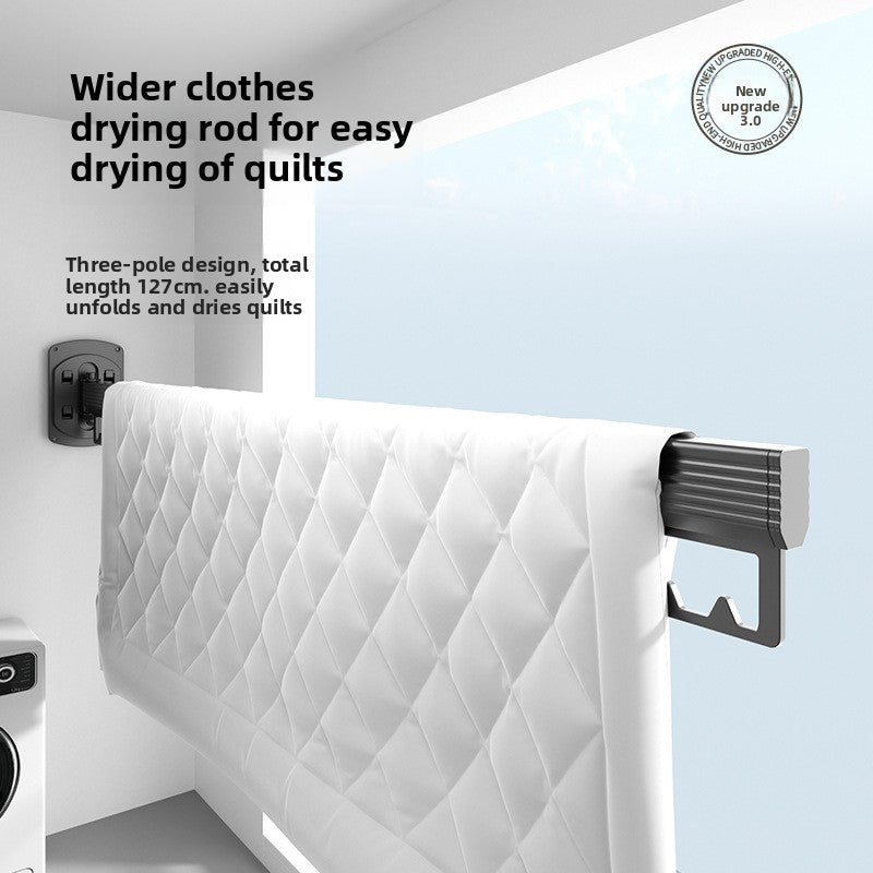 Telescopic Foldable Wall Mounted Drying Rack