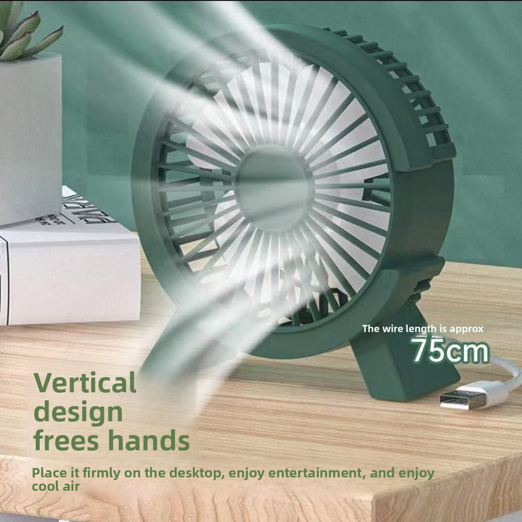 USB Desktop Mini Fan Ultra Quiet Portable Office Desk Fan