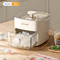 Portable ice container ice maker ice cube tray