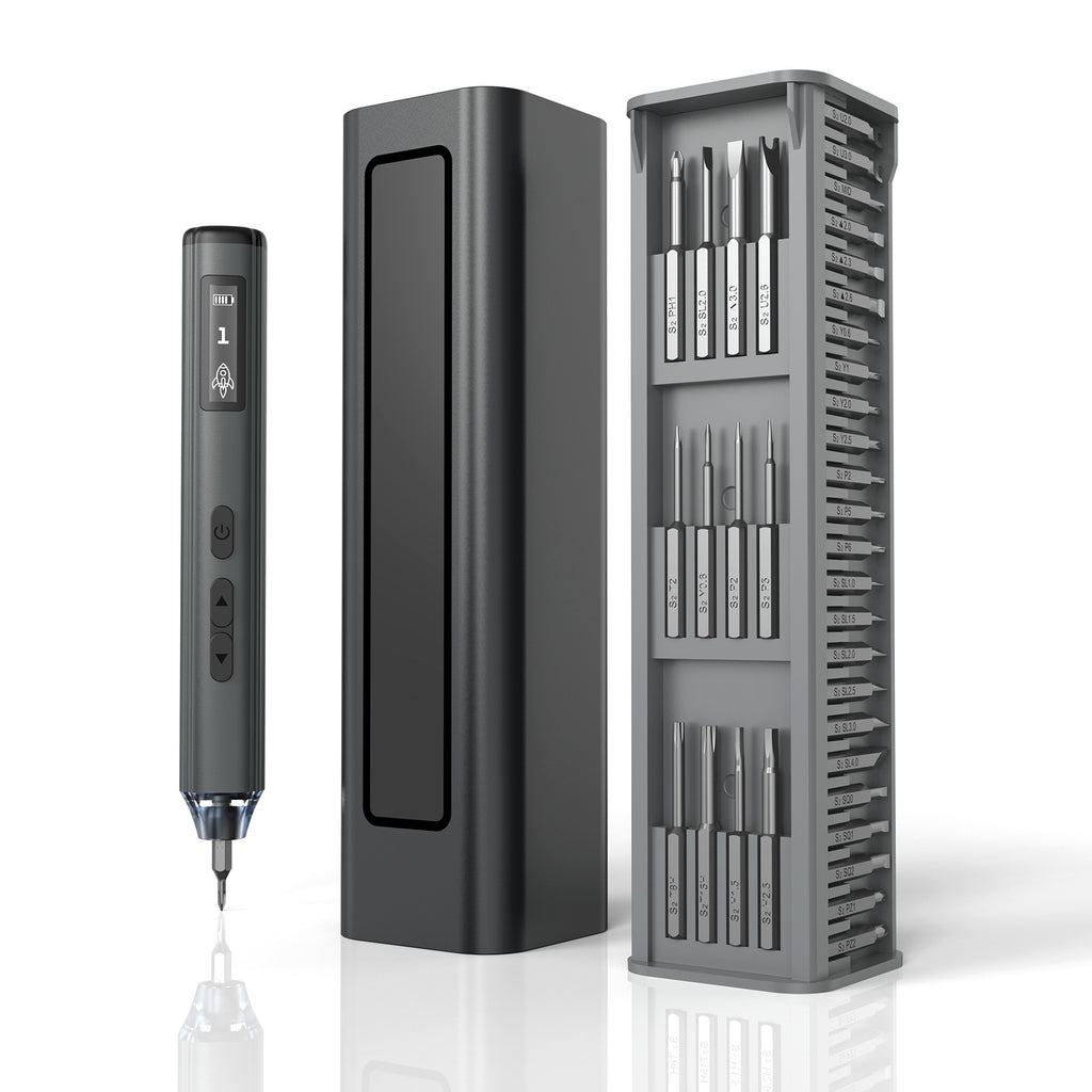 Mini Digital Display Electric Screwdriver Set with 60 Bits