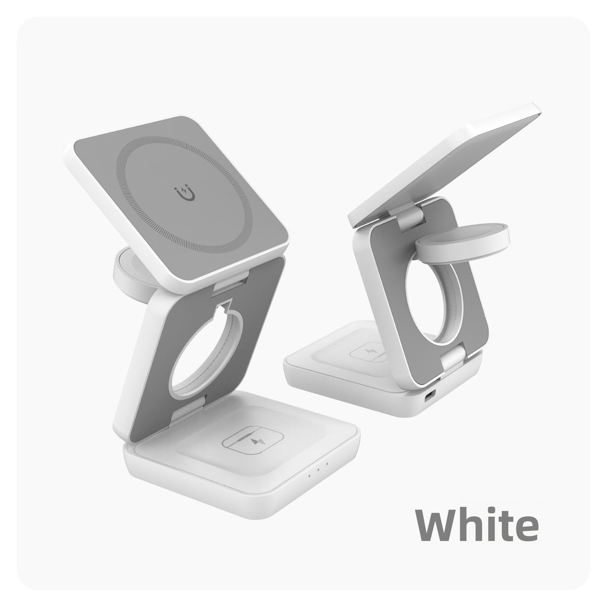 Three-in-One Foldable Magnetic Wireless Charger