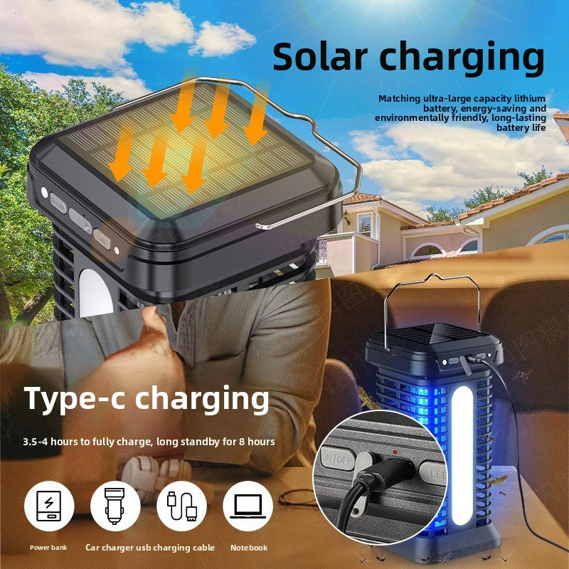 Solar Rechargeable Electric Mosquito Killer Lamp