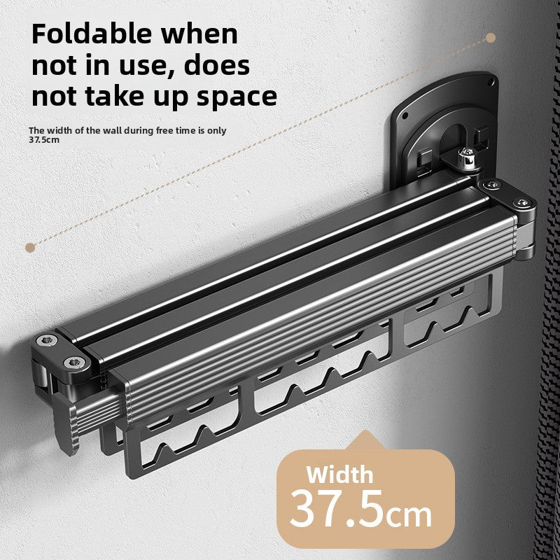 Telescopic Foldable Wall Mounted Drying Rack