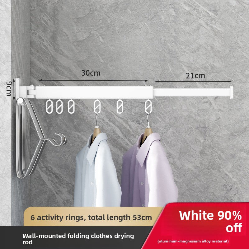 Telescopic Foldable Wall Mounted Drying Rack