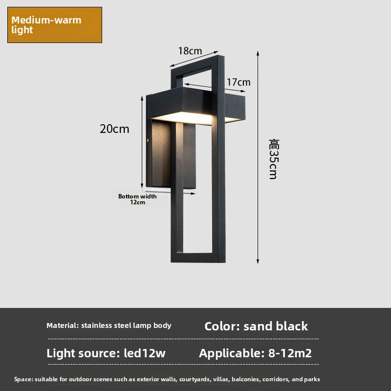 Outdoor LED Wall Lamp Waterproof Stainless Steel