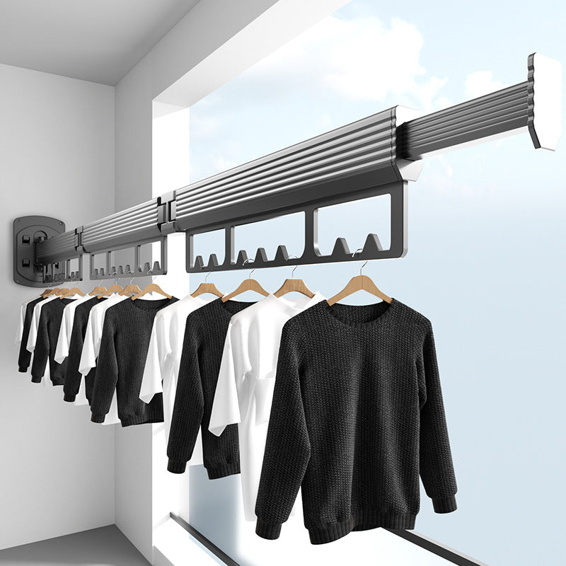 Telescopic Foldable Wall Mounted Drying Rack