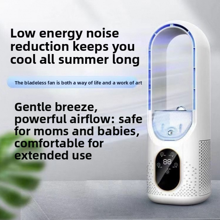 Portable USB Air Cooler with Humidifier and Timer