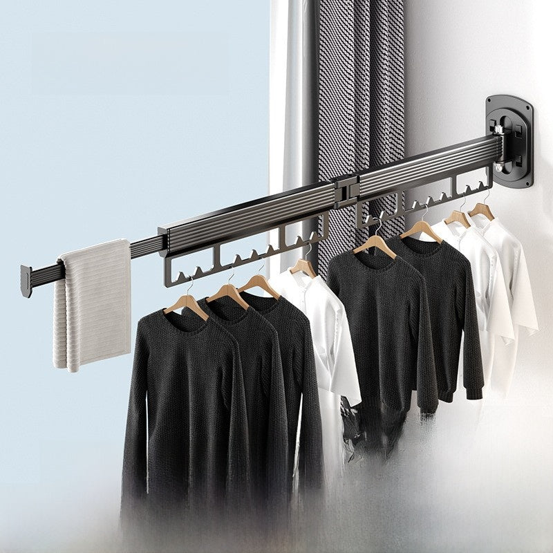 Telescopic Foldable Wall Mounted Drying Rack